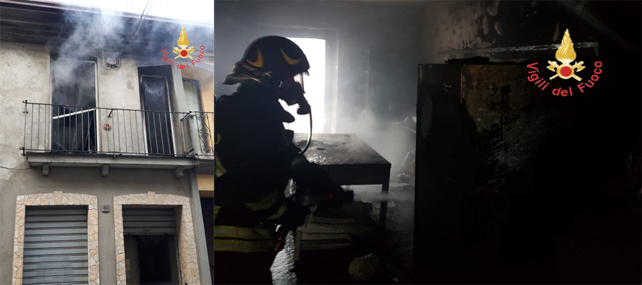 Divampata pasticceria, paura a Sersale (CZ) necessario l’intervento dei VVF e Cc (Foto)