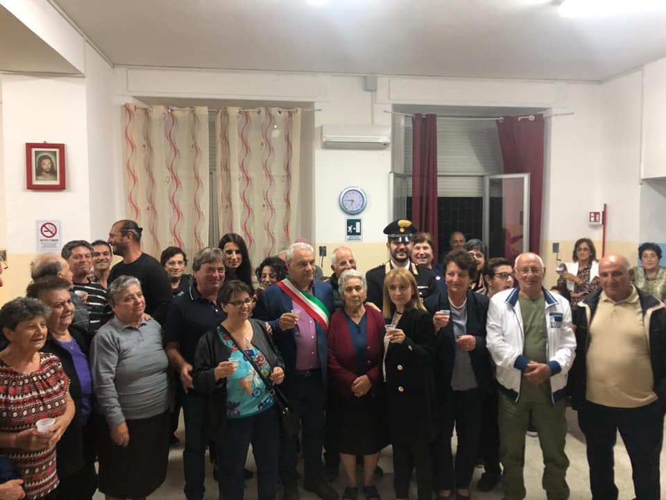 Il Sindaco Francesco Severino ha Inaugurato il centro diurno per anziani “vivere il tempo”