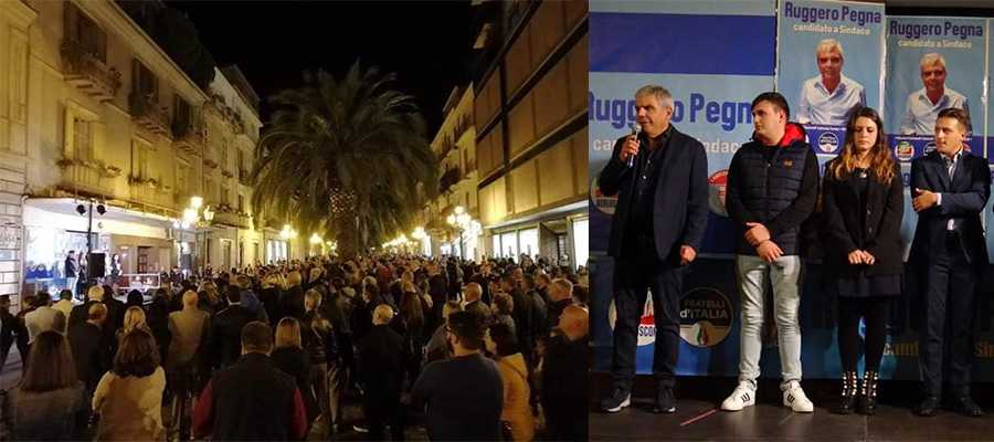 Bagno di folla per Ruggero Pegna, candidato a sindaco di Lamezia Terme