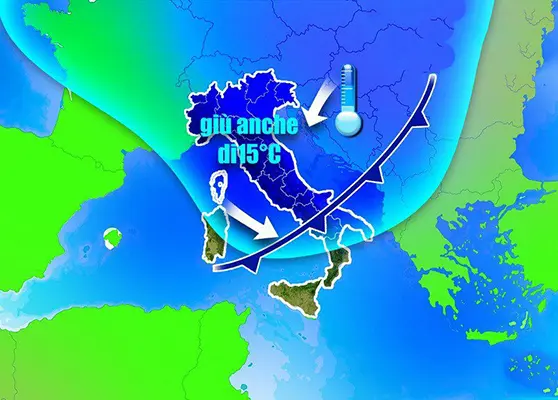 Meteo: Temperature, tracollo termico. Ecco i Dettagli su Nord, Centro, Sud e Isole