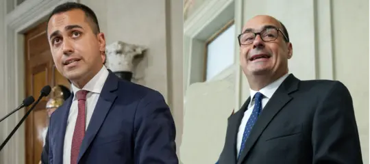 Di Maio: patto M5S-PD è strada impraticabile. Zingaretti attenzione conseguenze (Video)