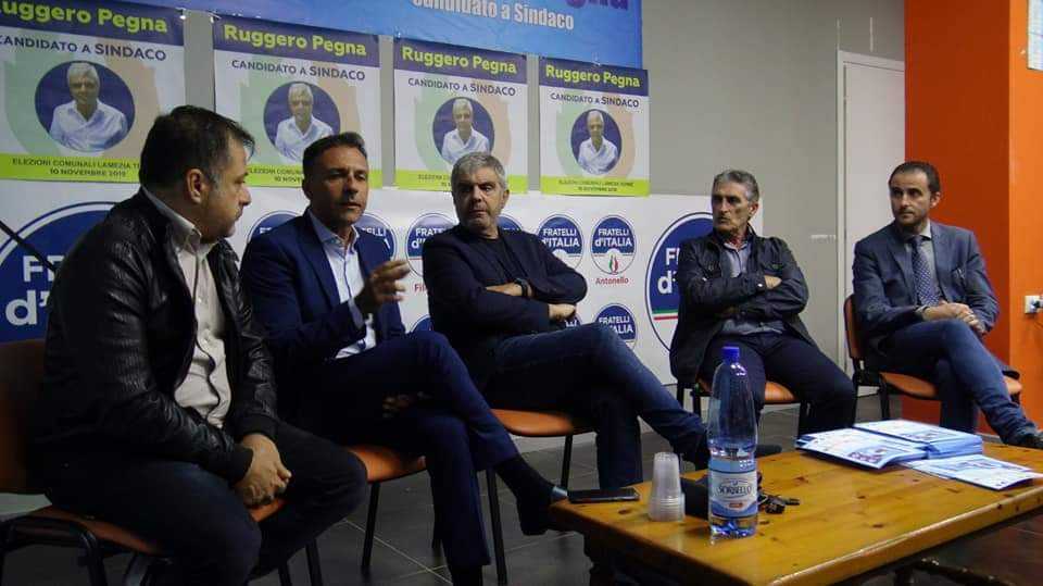 il candidato a sindaco Ruggero Pegna incontra il segretario nazionale del Sindacato di Polizia Fsp