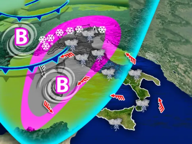 Meteo: Arriva doppio vortice e Weekend rovinato. Ecco Dove, previsioni su Nord, Centro, Sud e Isole