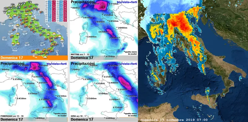 Meteo: Emergenzanubifragi allerta Rossa della Protezione Civile. Ecco Dove