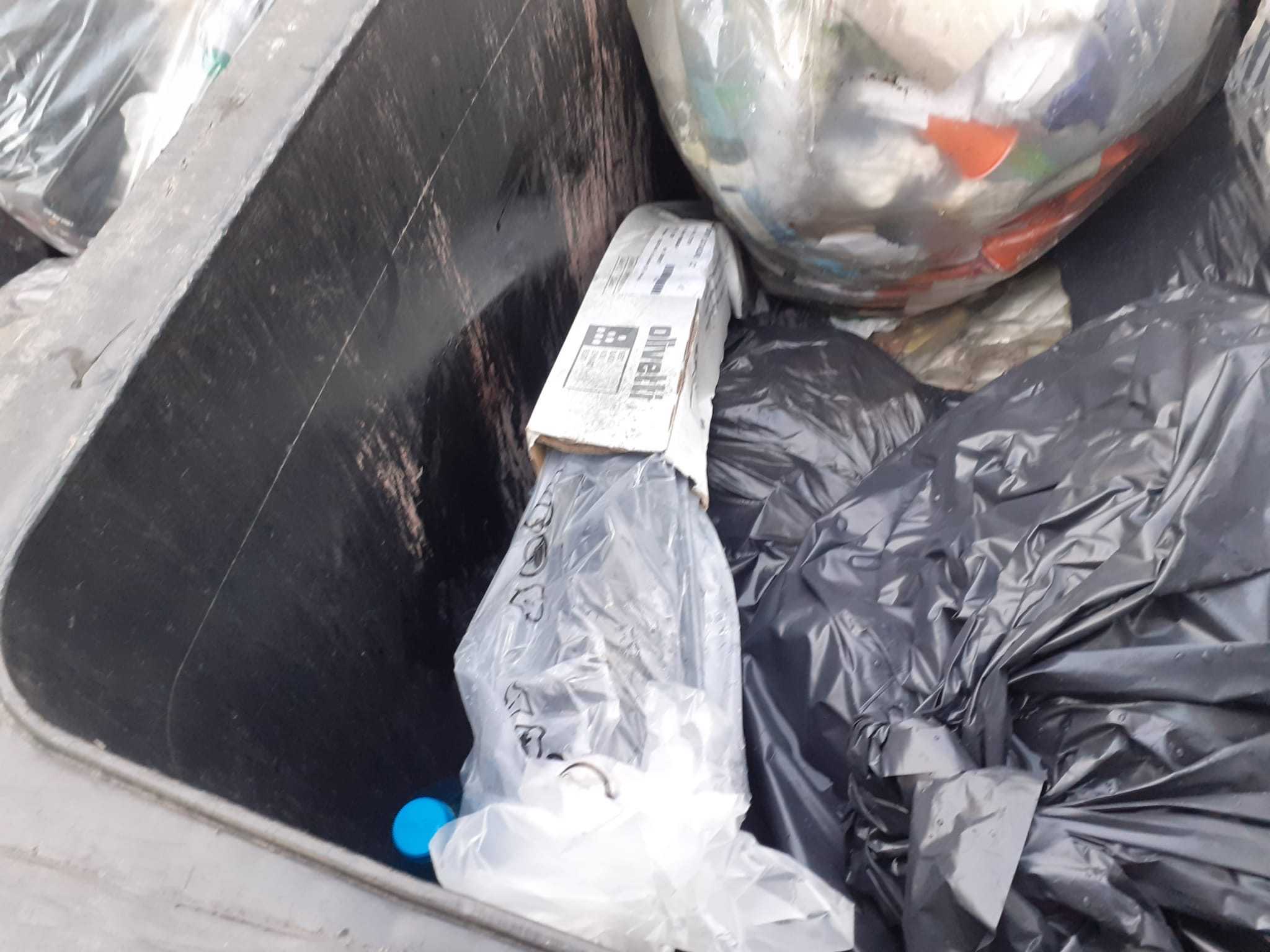 Dichiarazioni dell'ass. Cavallaro su rifiuti ammassati alla Cittadella (Foto)