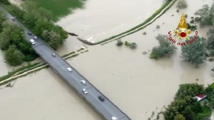 Maltempo: Protezione Civile, allerta Rossa in Emilia-Romagna. Allerta arancione in 8 regioni