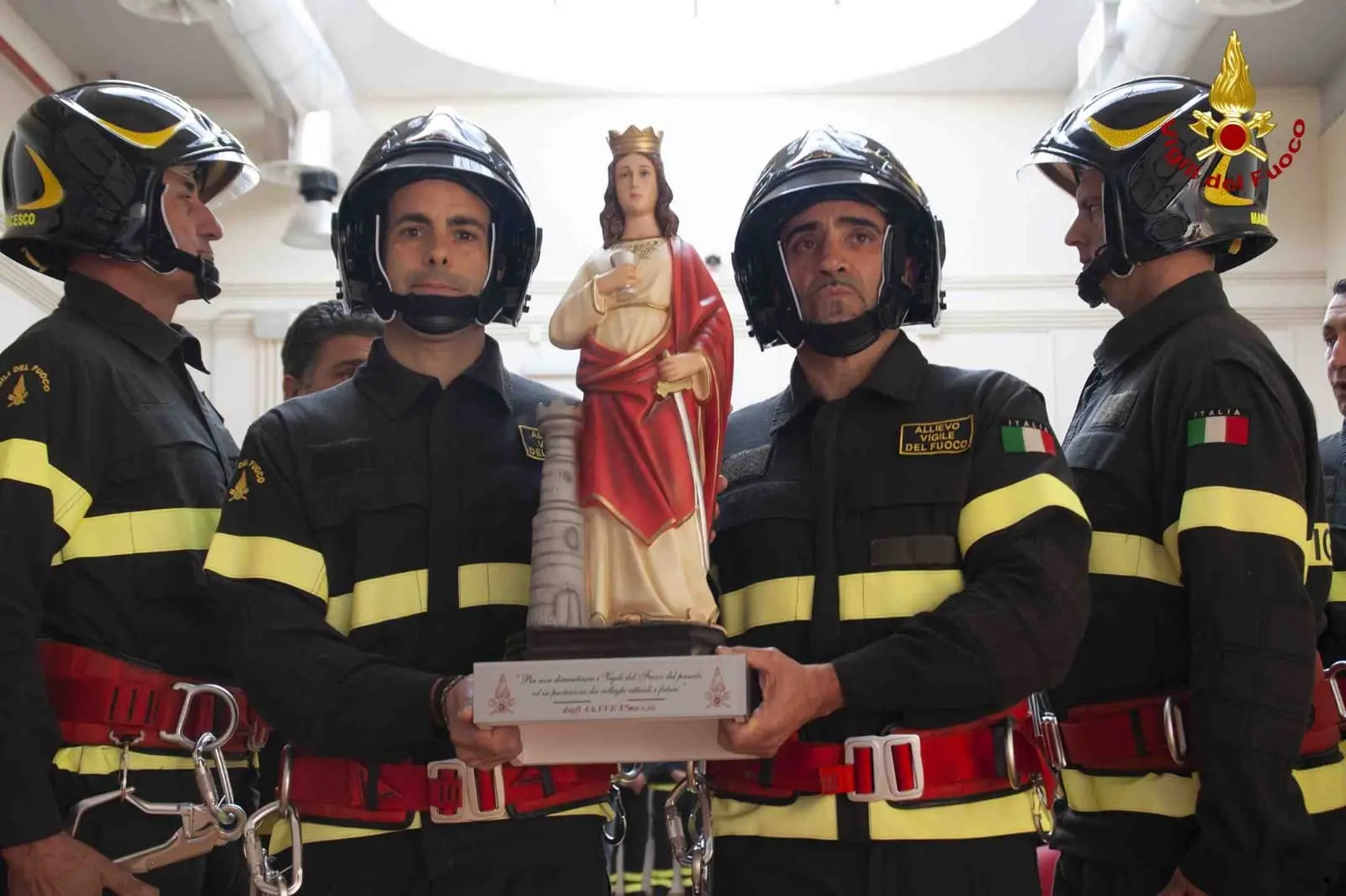 VVF: Festività di Santa Barbara presso il Centro Polifunzionale Regionale di Lamezia Terme (Foto)