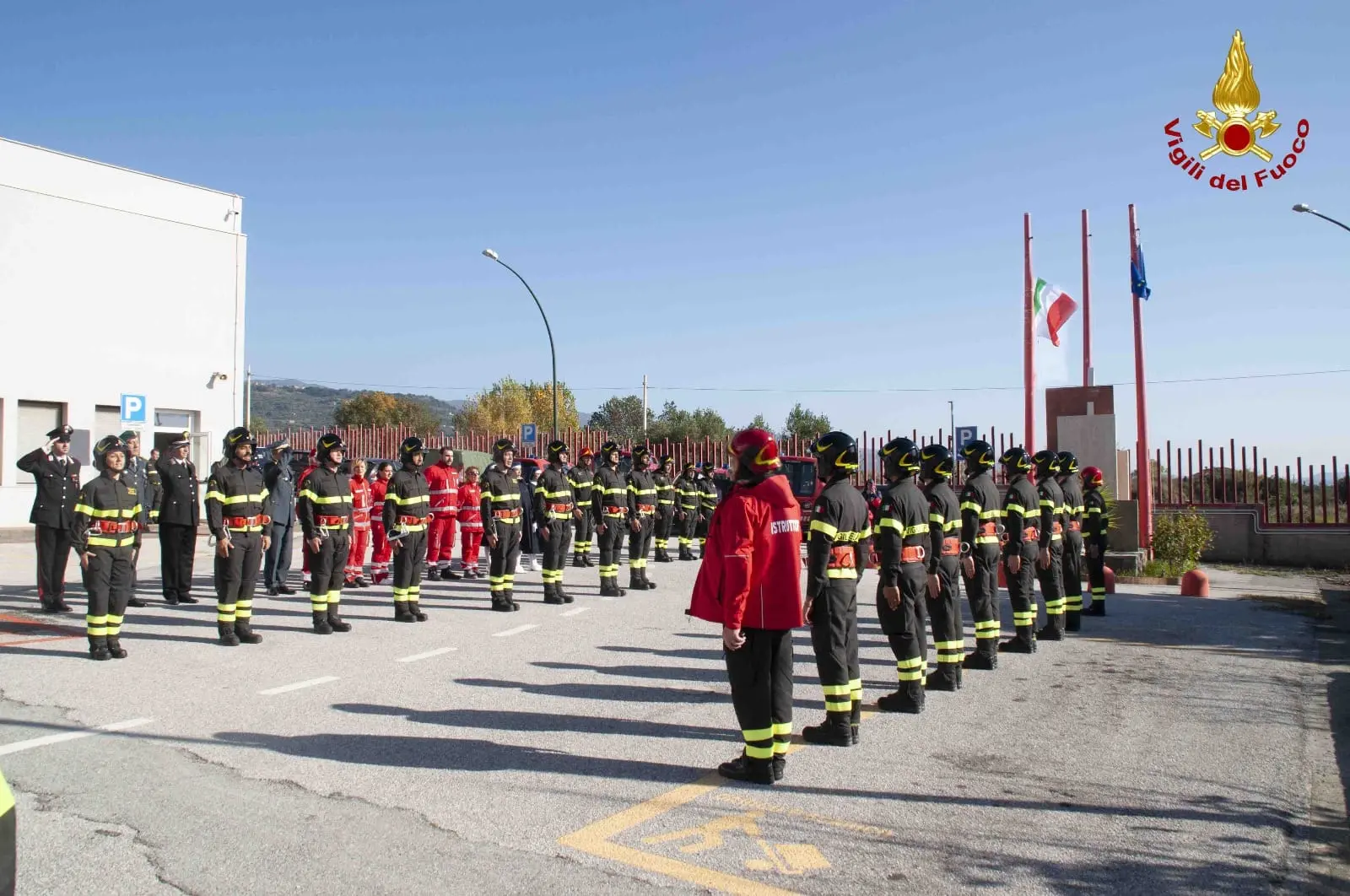 VVF: Festività di Santa Barbara presso il Centro Polifunzionale Regionale di Lamezia Terme (Foto)