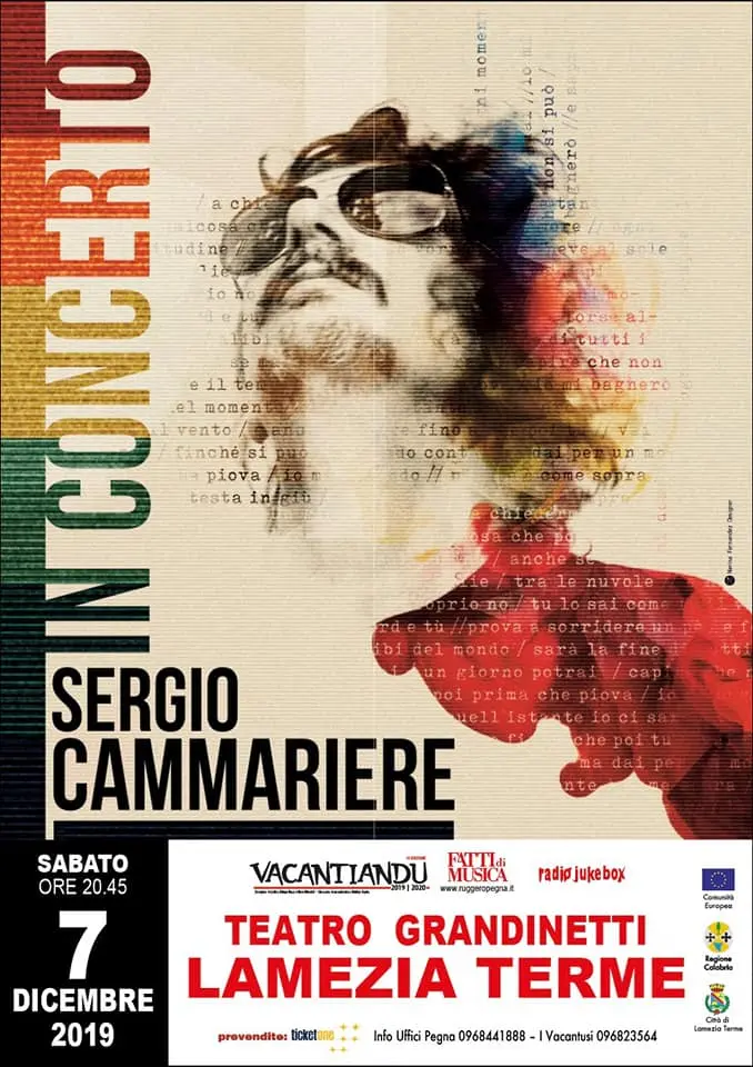 Vinicio Capossela incanta il Rendano di Cosenza e domani Sergio Cammariere al teatro Grandinetti di