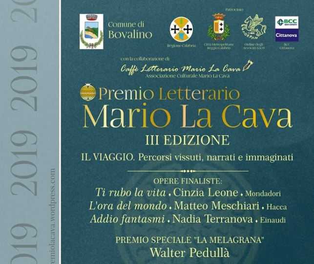 Grande attesa per la serata finale del Premio Letterario Nazionale "Mario La Cava"
