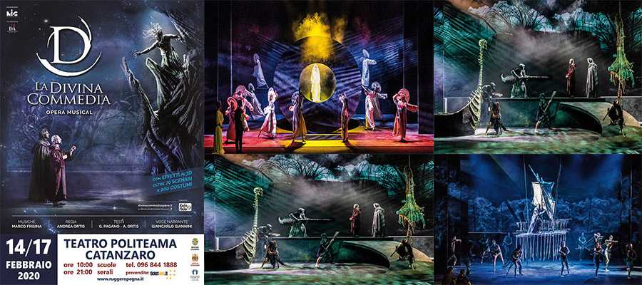 Scuole in fermento per il colossal “La Divina Commedia” opera musical al teatro Politeama di (CZ)