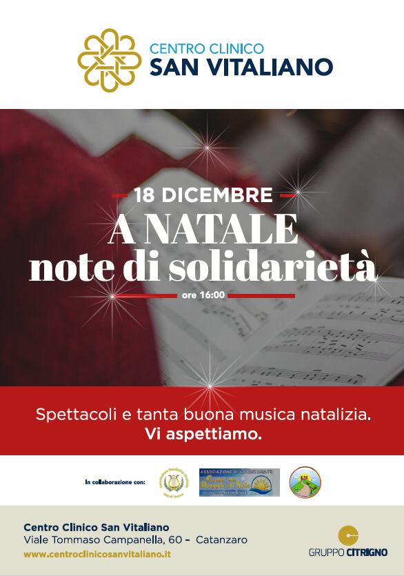 Note di solidarietà al Centro Clinico San Vitaliano di Catanzaro