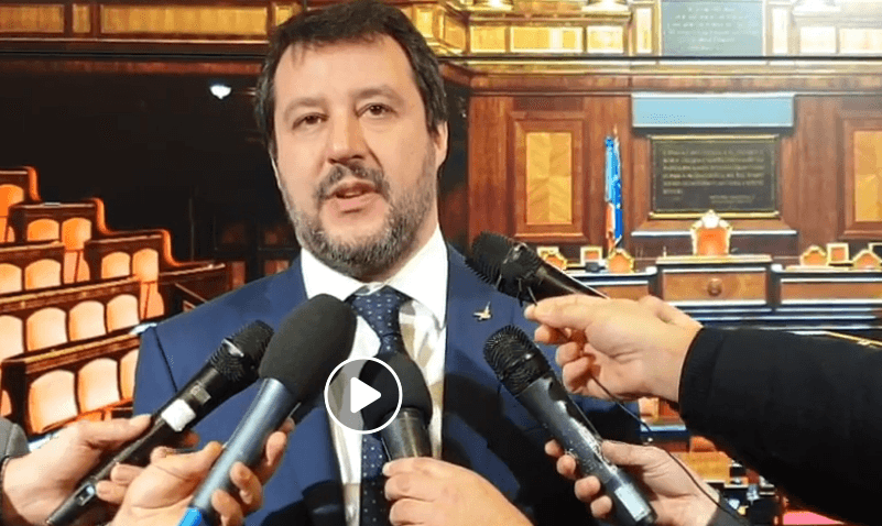 Dichiarazioni di Matteo Salvini (Video)