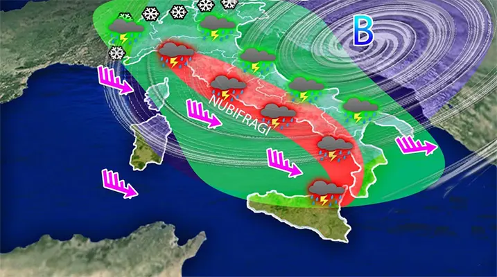 Meteo weekend: allerta arancione in 11 regioni. Ecco il dettaglio su Nord, Centro, Sud e Isole