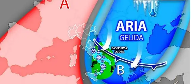 Meteo: Weekend, aria gelida, Neve in pianura. Ecco Dove. Previsioni su Nord, Centro, Sud e Isole