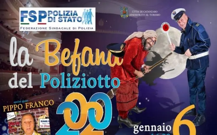 Befana del poliziotto: Polimeni e Lobello, “Politeama già Sold Out. Chiude Sarà Tre Volte Natale