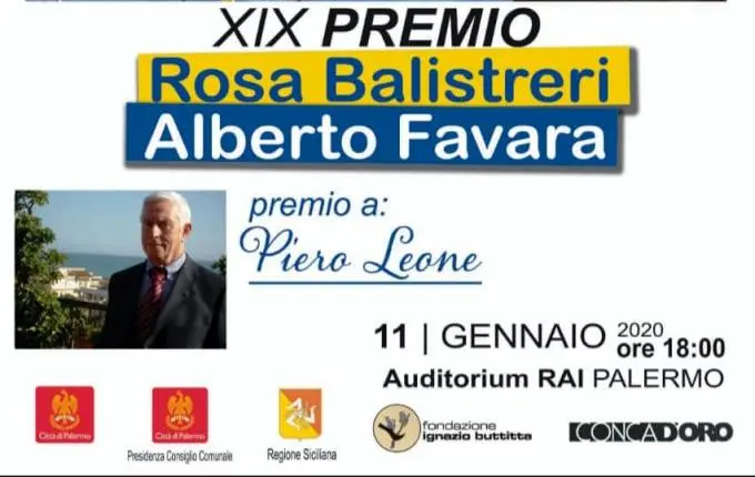 Al bovalinese d'adozione, Piero Leone, il Premio alla memoria "Rosa Balistreri-Alberto Favara"