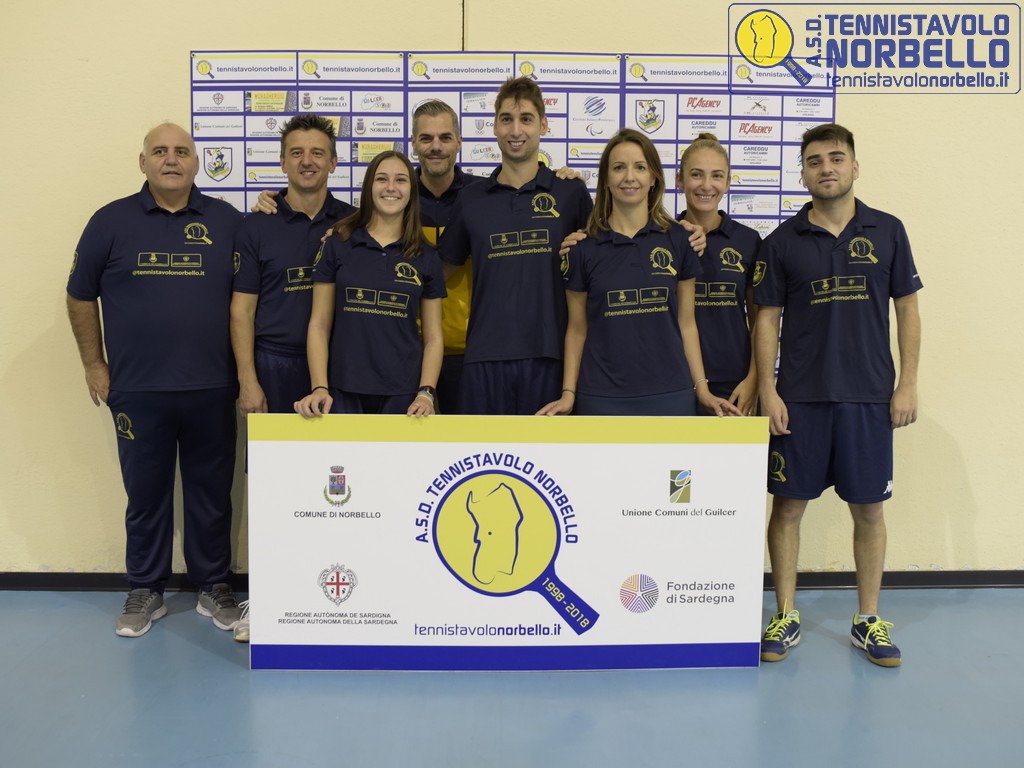 Tennistavolo Norbello: presente a Terni per la Coppa Italia maschile e femminile