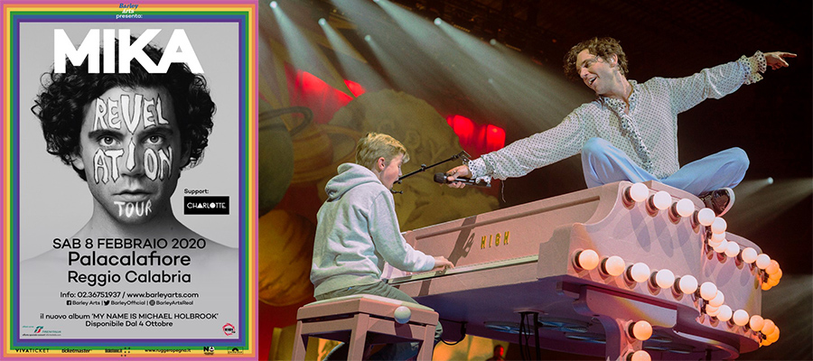 Mika: nuovo tour mondiale  l’8 febbraio 2020 al Palacalafiore di Reggio Calabria