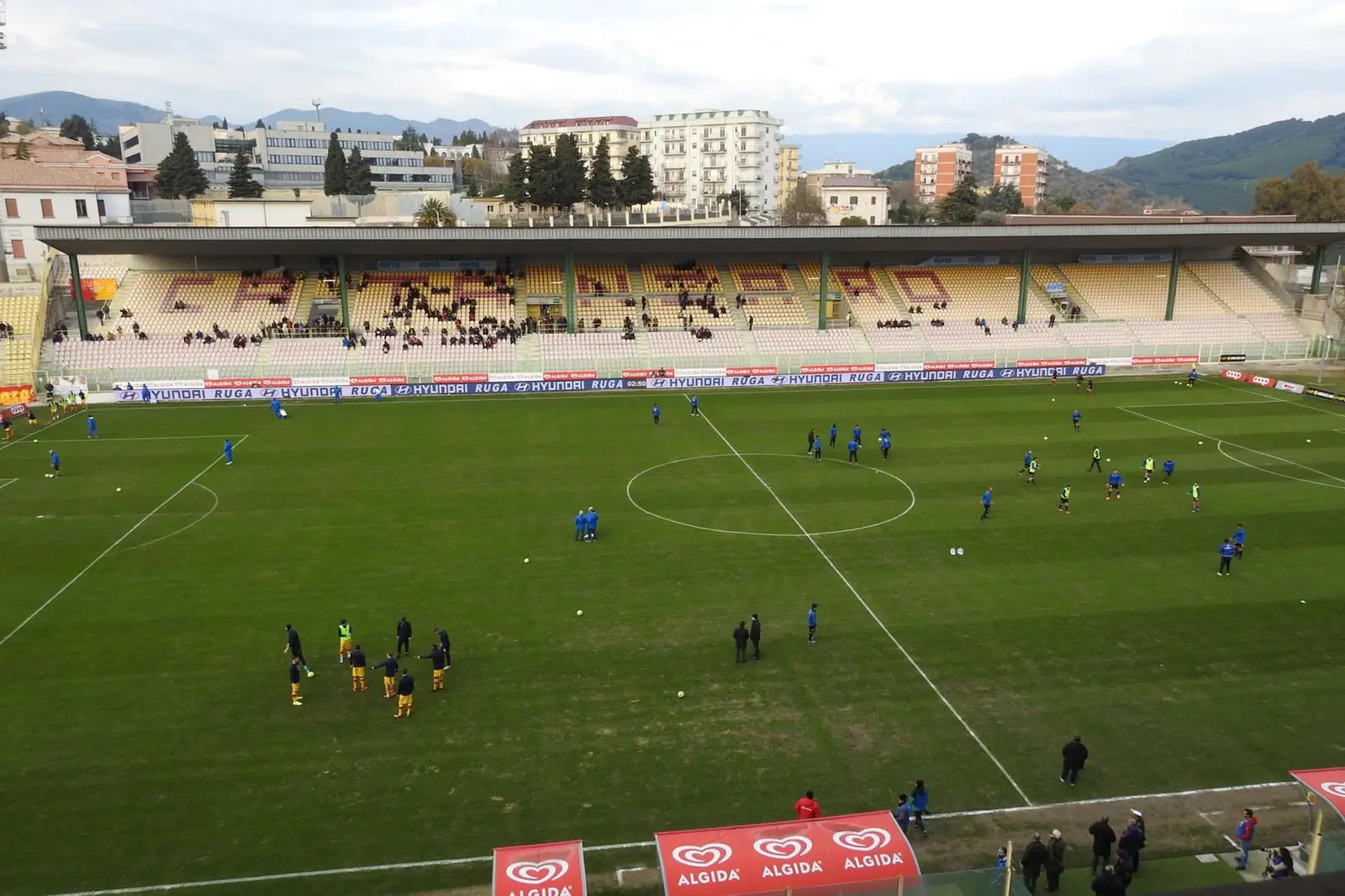 Calcio. Catanzaro-Bisceglie 2-1: il dopo partita col tecnico Grassadonia e Nicoletti