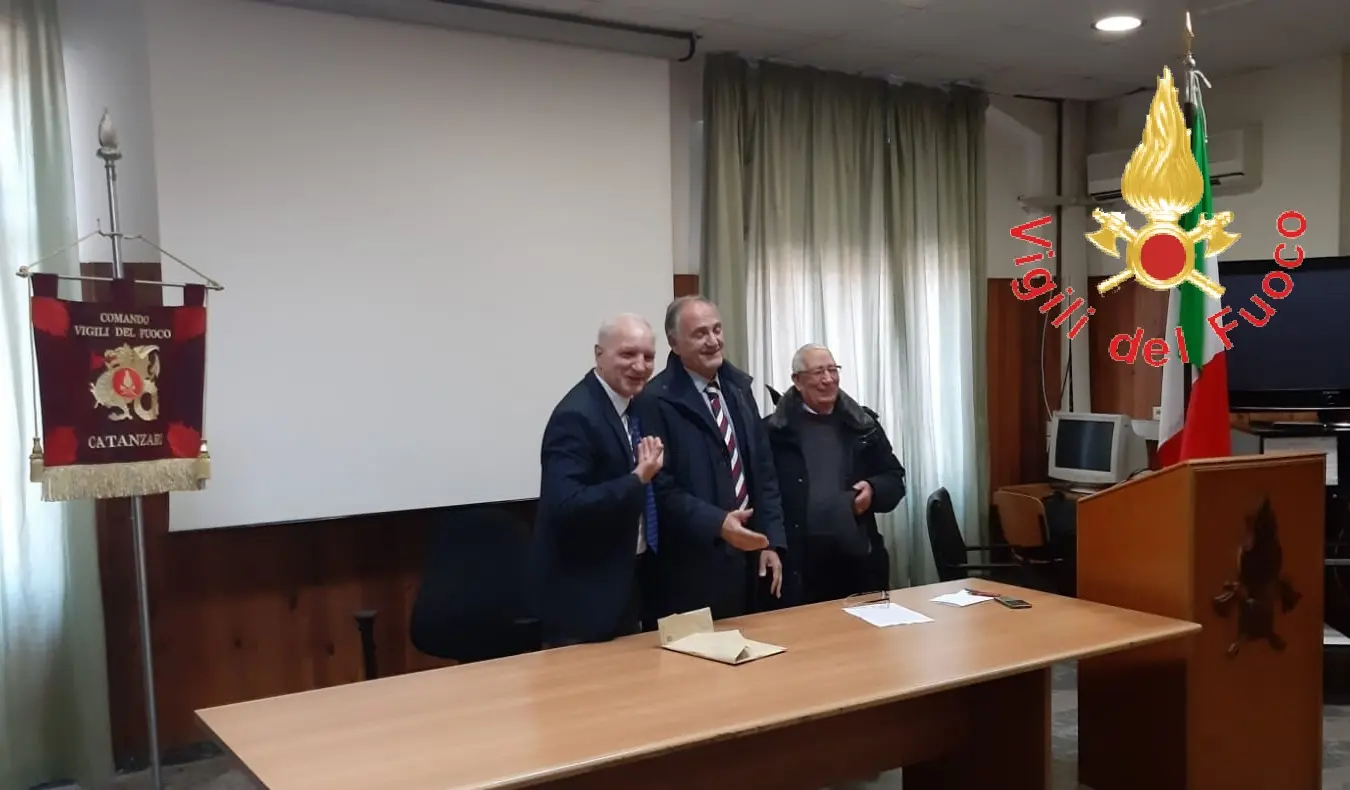 Saluto e visita al Comando VV.F. Catanzaro del direttore regionale ing. Dodaro