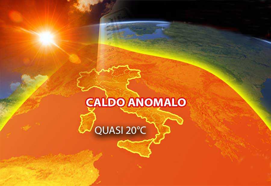 Meteo: Caldo Anomalo in arrivo sull'Italia, a Gennaio quasi 20°C. Ecco Dove e Perché