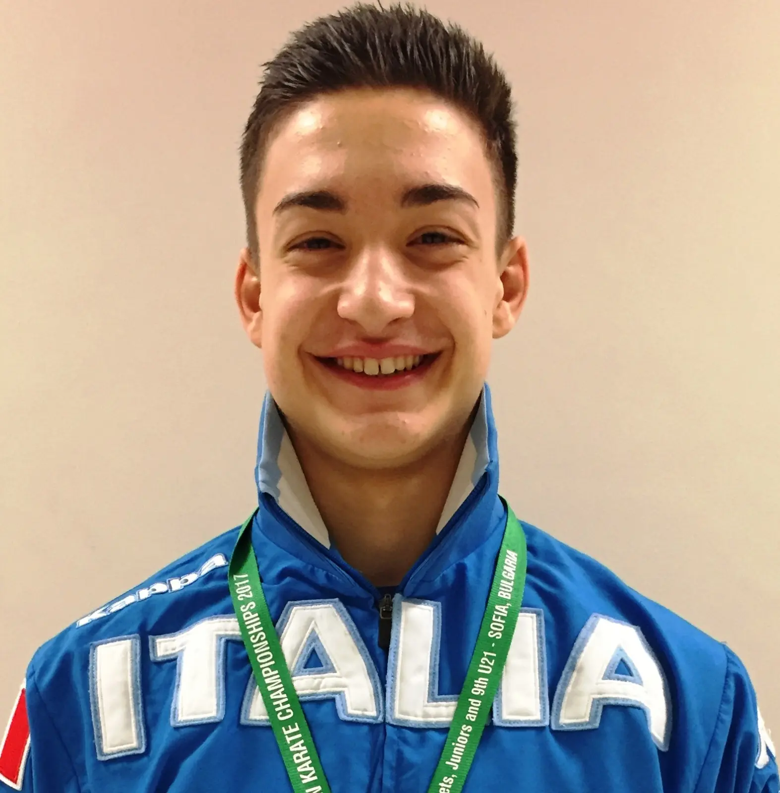 Barreca Mirko al suo 3° Campionato Europeo individuale specialità Kata categoria Under 21