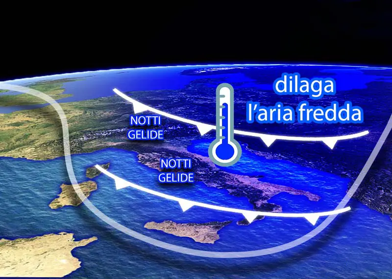 Meteo Termometri in crollo, saranno notti gelide, Ecco tutti i dettagli con previsioni