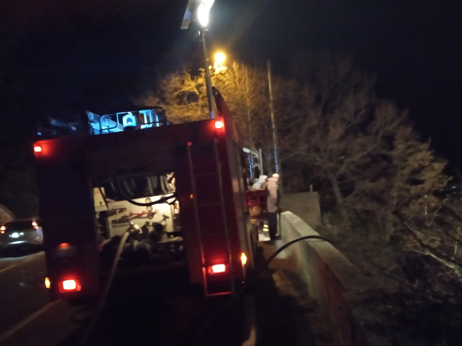 La Tempesta Ciara colpisce il Catanzarese, molti alberi divelti intervento, dei VVF. Video