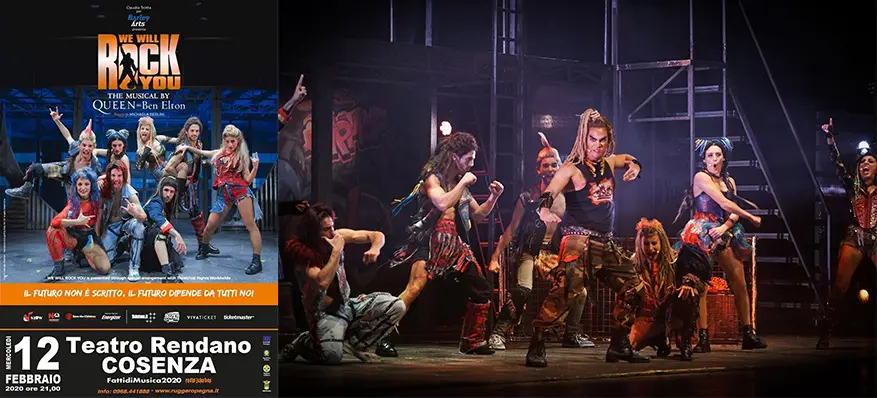 Domani al Rendano di Cosenza arriva Il pluripremiato musical originale dei Queen “We Wil Rock You"