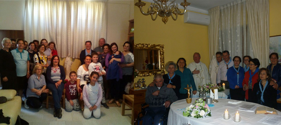 Il Santo Rosario recitato nelle case delle famiglie della Parrocchia del Carmine