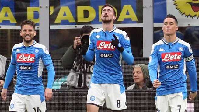 Coppa Italia, inter va ko, battuti dal Napoli 1-0