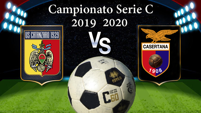 Catanzaro-Casertana 1-1, tutto nel primo tempo in una gara sempre incerta (con highlights)