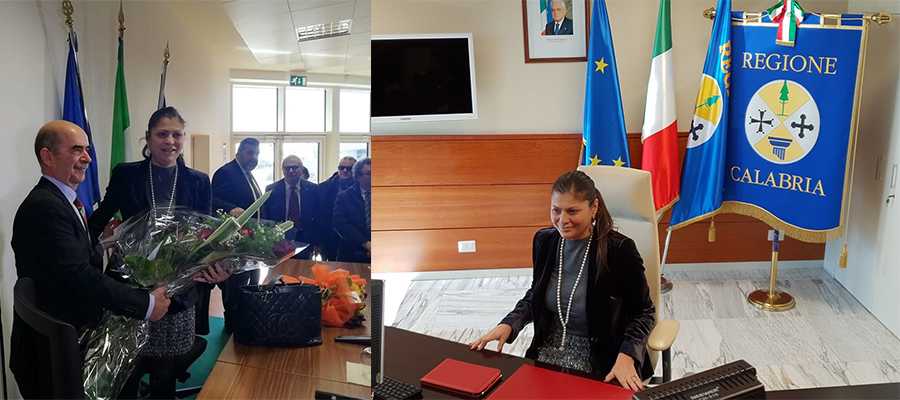 Insediamento del 1° presidente donna della Regione Calabria Jole Santelli
