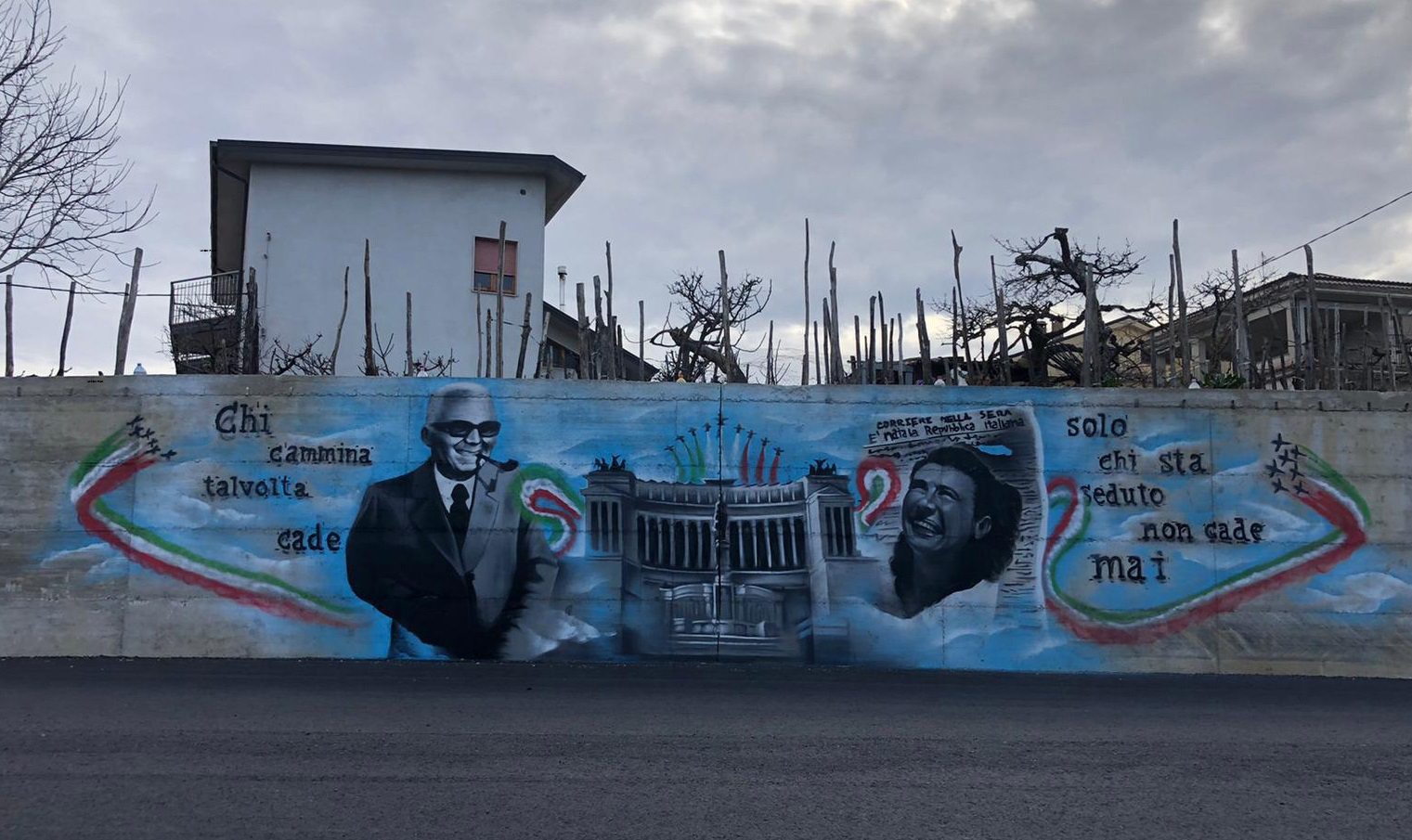 Girifalco Un murales per omaggiare le conquiste dell’Italia e delle donne