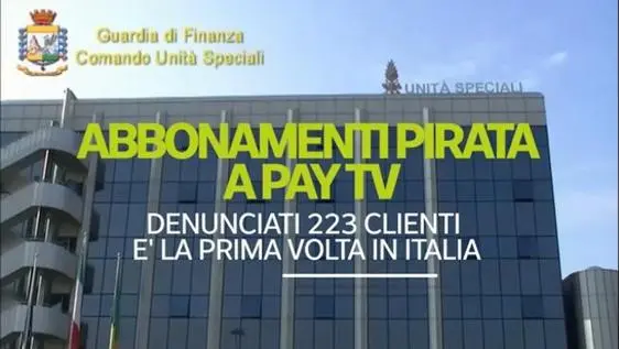 Abbonamenti pirata a pay tv, le partite di calcio su Sky e Dazn, le serie tv su Netflix