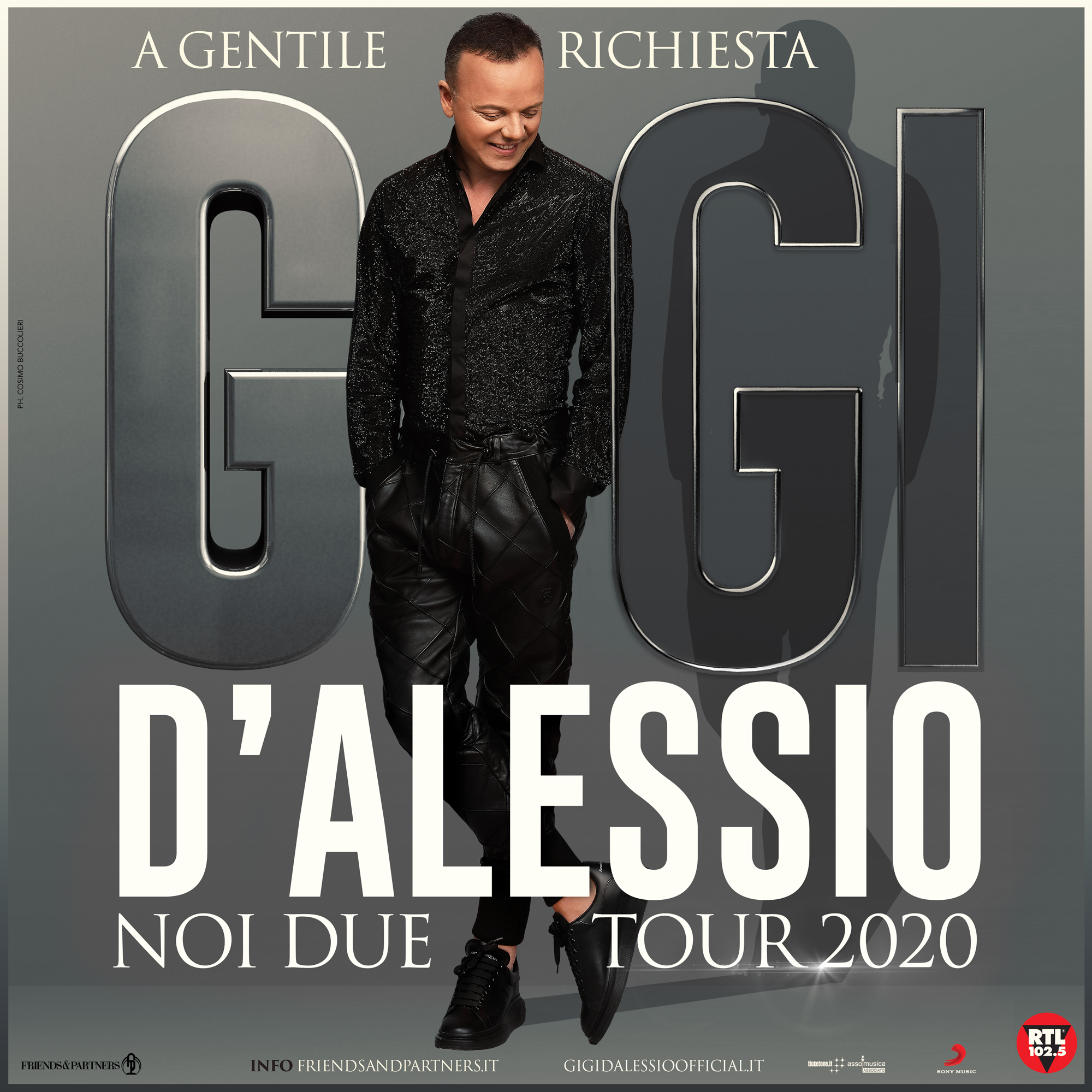 Al PalaMilone di Crotone il concerto di Gigi D’Alessio