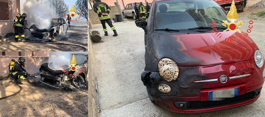 Nel catanzarese, incendio su sterpaglie poi rogo su 3 auto, tempestivo intervento dei VVF