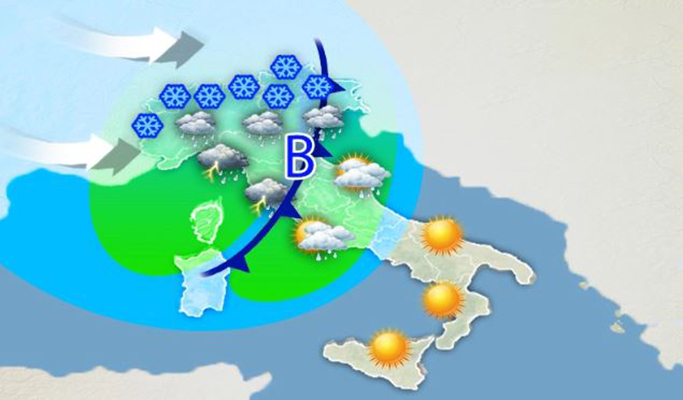 Meteo: Weekend, perturbazione in arrivo. Ecco le previsioni su Nord, Centro, Sud e Isole