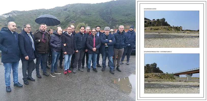 Province: Catanzaro, consegnati lavori ponte su fiume Savuto