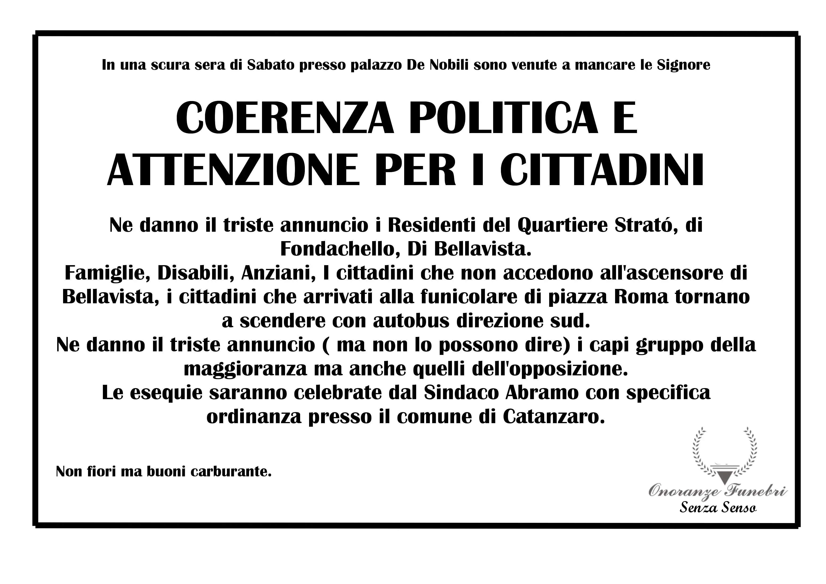 I residenti di Stratò, Bellavista, Viale dei Normanni, Fondachello non intendono arretrare