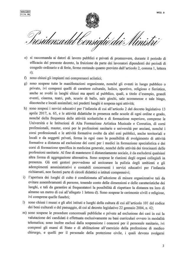 Premier Conte firma Dpcm "chiude" Lombardia 14 province, mia responsabilità Video