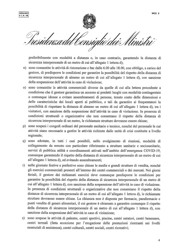 Premier Conte firma Dpcm "chiude" Lombardia 14 province, mia responsabilità Video