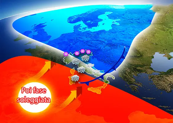 Meteo: Oggi Piogge e temporali poi breve sole. Le previsioni su Nord, Centro, Sud e Isole