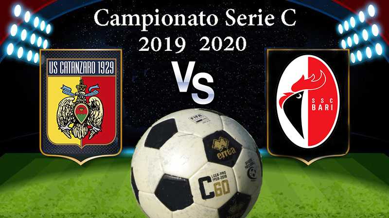 Calcio. Catanzaro-Bari 1-1, una rete per tempo in una gara sempre incerta, (con highlights)