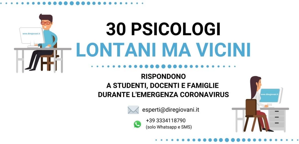 Covid-19. Lunedì 'IDO' è on-line 30 Psicologi per adolescenti" 'Loro soffrono più'