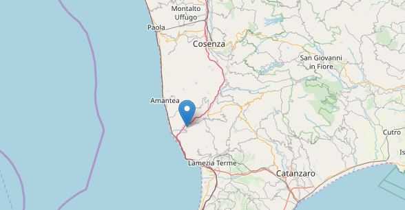 Terremoti: Magnitudo 3.9 e repliche su costa ovest epicentro Nocera Terinese (Cz)