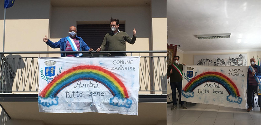Il Sindaco di Zagarise Domenico Gallelli, "un messaggio di speranza" #AndraTuttoBene