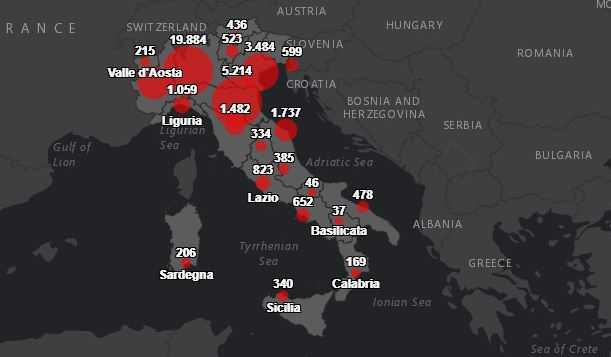 Coronavirus: aggiornamento in Italia, casi positivi, morti e guariti ecco Il bollettino ufficiale