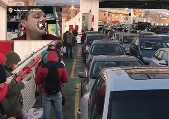 Coronavirus: polizia, su Stretto controlli su tutti imbarchi 'De Luca, fermo io flusso VIDEO'